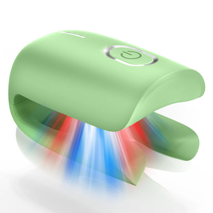 iKeener Nail Fungus Laser Treatment Device,Nail Laser Cleaning for Toenail Fingernails & Onychomycosis,Home Use Nail-Fungus Remover by 470nm Blue Light+660nm Red Light+905nm Infrared Light (Green)