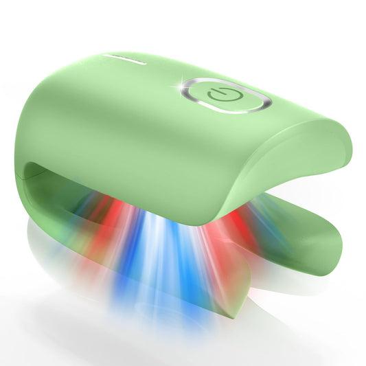 iKeener Nail Fungus Laser Treatment Device,Nail Laser Cleaning for Toenail Fingernails & Onychomycosis,Home Use Nail-Fungus Remover by 470nm Blue Light+660nm Red Light+905nm Infrared Light (Green)